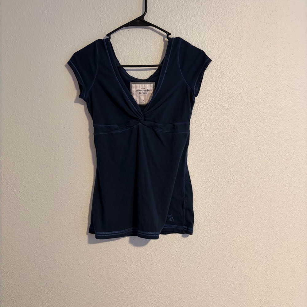 Abercrombie & Fitch Navy Short Sleeve Tee